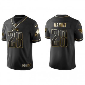 Men's Philadelphia Eagles Anthony Harris Black Golden Edition Jersey