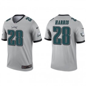 Men's Philadelphia Eagles Anthony Harris Silver Inverted Legend Jersey