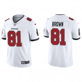 Men's Tampa Bay Buccaneers Antonio Brown White Vapor Limited Jersey