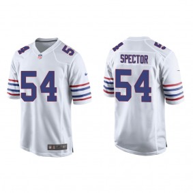 Men's Buffalo Bills Baylon Spector White Alternate Game Jersey