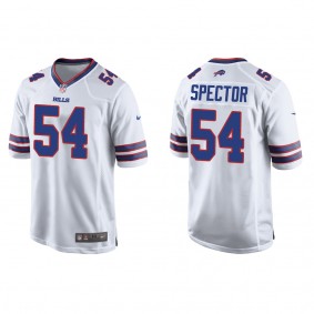 Men's Buffalo Bills Baylon Spector White Game Jersey