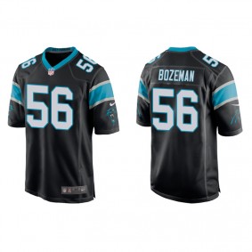 Men's Carolina Panthers Bradley Bozeman Black Game Jersey