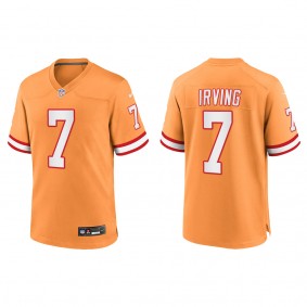 Men's Bucky Irving Tampa Bay Buccaneers Orange Throwback Game Jersey