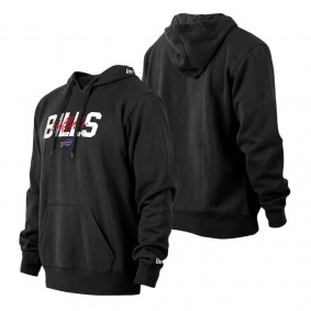 Men's Buffalo Bills New Era Black 2022 NFL Draft Collection Pullover Hoodie