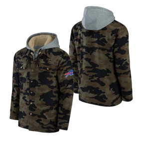 Men's Buffalo Bills NFL x Darius Rucker Collection by Fanatics Camo Canvas Full-Zip Hoodie