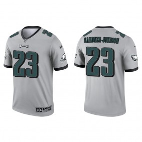 Men's Philadelphia Eagles C.J. Gardner-Johnson Silver Inverted Legend Jersey