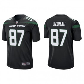 Men's New York Jets C.J. Uzomah Black Game Jersey