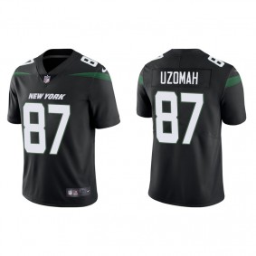 Men's New York Jets C.J. Uzomah Black Vapor Limited Jersey