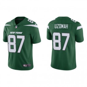 Men's New York Jets C.J. Uzomah Green Vapor Limited Jersey