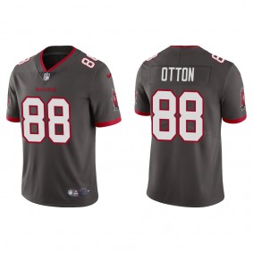 Men's Tampa Bay Buccaneers Cade Otton Pewter 2022 NFL Draft Vapor Limited Jersey