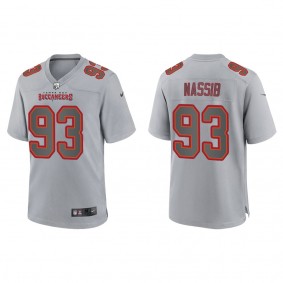 Men's Tampa Bay Buccaneers Carl Nassib Gray Atmosphere Fashion Game Jersey