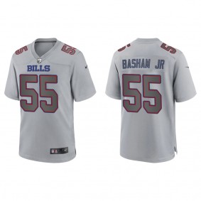 Men's Carlos Basham Jr. Buffalo Bills Gray Atmosphere Fashion Game Jersey