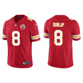 Men's Kansas City Chiefs Carlos Dunlap Red Vapor Limited Jersey