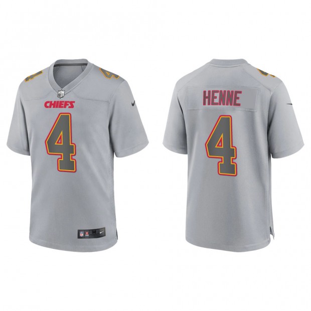 Chad Henne Kansas City Chiefs Gray Atmosphere Fashion Jersey