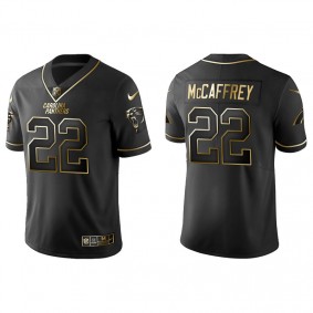 Men's Carolina Panthers Christian McCaffrey Black Golden Edition Jersey