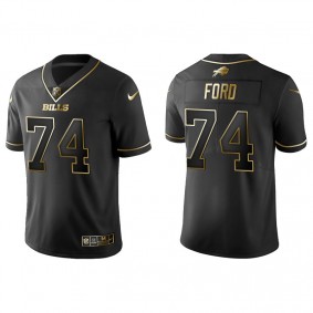 Men's Buffalo Bills Cody Ford Black Golden Edition Jersey