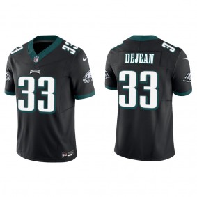 Men's Cooper DeJean Philadelphia Eagles Black Vapor F.U.S.E. Limited Jersey