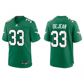 Men's Cooper DeJean Philadelphia Eagles Kelly Green Alternate Game Jersey