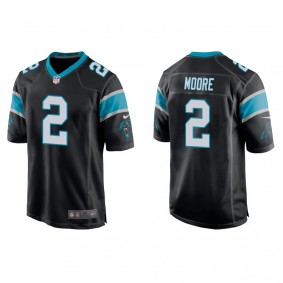 Men's Carolina Panthers D.J. Moore Black Game Jersey