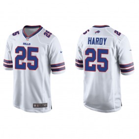 Men's Daequan Hardy Buffalo Bills White Game Jersey