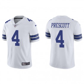 Men's Dallas Cowboys Dak Prescott White Vapor Limited Jersey