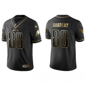 Men's Philadelphia Eagles Dallas Goedert Black Golden Edition Jersey