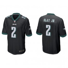 Men's Philadelphia Eagles Darius Slay Jr Black Game Jersey