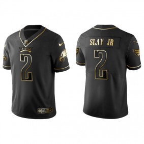 Men's Philadelphia Eagles Darius Slay Jr Black Golden Edition Jersey