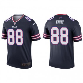 Men's Buffalo Bills Dawson Knox Navy Inverted Legend Jersey