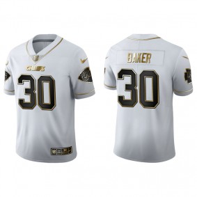 Men's Kansas City Chiefs Deandre Baker White Golden Edition Jersey