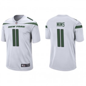 Men's New York Jets Denzel Mims White Game Jersey