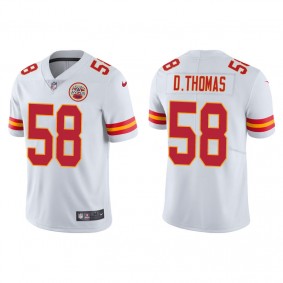 Men's Kansas City Chiefs Derrick Thomas White Vapor Limited Jersey