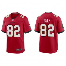 Men's Devin Culp Tampa Bay Buccaneers Red Game Jersey