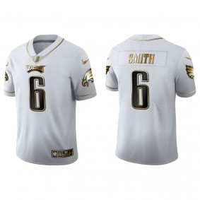 Men's Philadelphia Eagles DeVonta Smith White Golden Edition Jersey