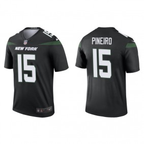 Men's New York Jets Eddy Pineiro Black Color Rush Legend Jersey