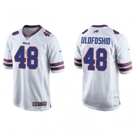 Men's Edefuan Ulofoshio Buffalo Bills White Game Jersey