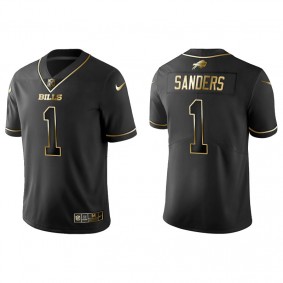 Men's Buffalo Bills Emmanuel Sanders Black Golden Edition Jersey