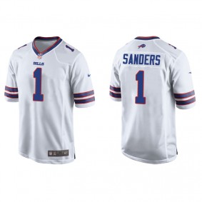 Men's Buffalo Bills Emmanuel Sanders White Game Jersey