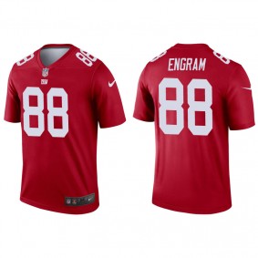 Men's New York Giants Evan Engram Red Inverted Legend Jersey