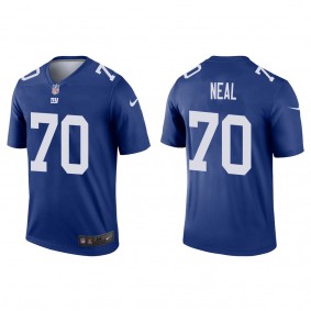 Men's New York Giants Evan Neal Royal Legend Jersey