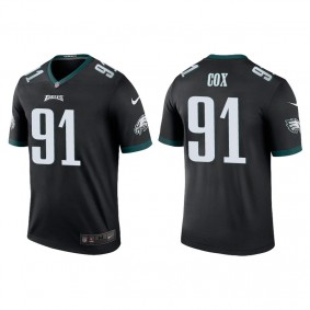 Men's Philadelphia Eagles Fletcher Cox Black Legend Jersey