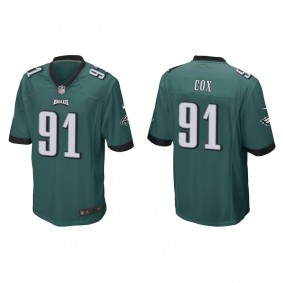 Men's Philadelphia Eagles Fletcher Cox Green Game Jersey