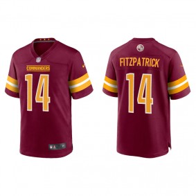 Men's Ryan Fitzpatrick Washington Commanders Burgundy Game  Jersey