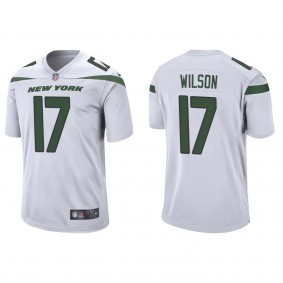 Men's New York Jets Garrett Wilson White 2022 NFL Draft Game Jersey