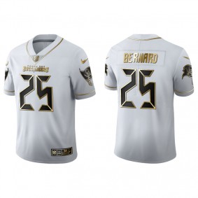 Men's Tampa Bay Buccaneers Giovani Bernard White Golden Edition Jersey