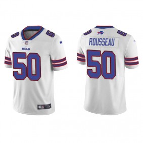 Men's Buffalo Bills Gregory Rousseau White Vapor Limited Jersey