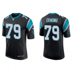 Men's Carolina Panthers Ikem Ekwonu Black 2022 NFL Draft Vapor Limited Jersey