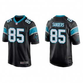 Men's Ja'Tavion Sanders Carolina Panthers Black Game Jersey