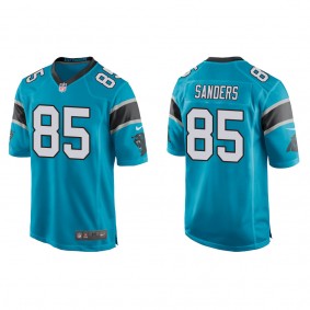 Men's Ja'Tavion Sanders Carolina Panthers Blue Game Jersey