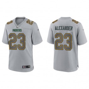 Men's Jaire Alexander Green Bay Packers Gray Atmosphere Fashion Game Jersey
